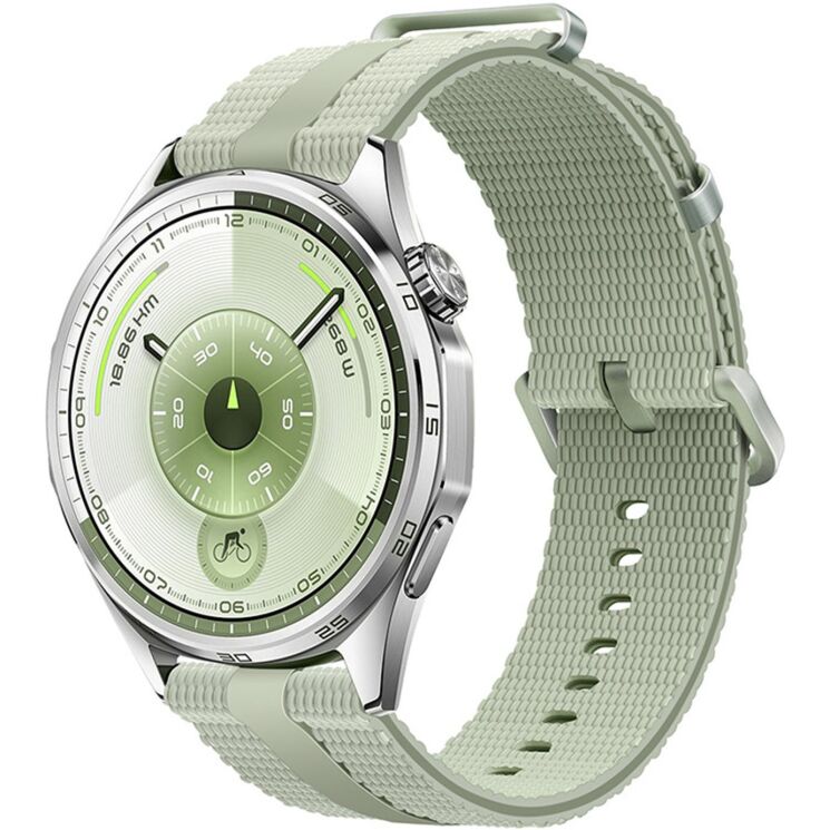 Ремешок Reframe Sport Linear для часов с шириной крепления 22мм - Grey / Green (895566HG) Ремешок Reframe Sport Linear для часов с шириной крепления 22мм - Grey / Green: фото 2 из 9