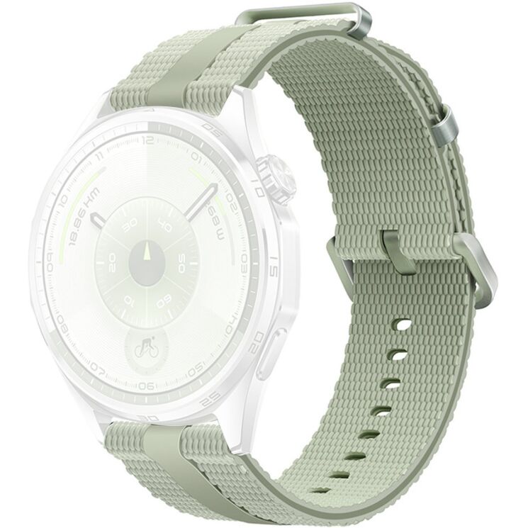 Ремешок Reframe Sport Linear для часов с шириной крепления 22мм - Grey / Green (895566HG) Ремешок Reframe Sport Linear для часов с шириной крепления 22мм - Grey / Green: фото 1 из 9