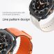 Ремешок Reframe Sport Linear для Samsung Galaxy Watch Ultra (47mm) / Ultra (2025) - White / Orange (358074WO). Фото 4 из 5