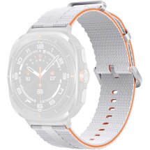 Ремешок Reframe Sport Linear для Samsung Galaxy Watch Ultra (47mm) / Ultra (2025) - White / Orange: фото 1 из 5