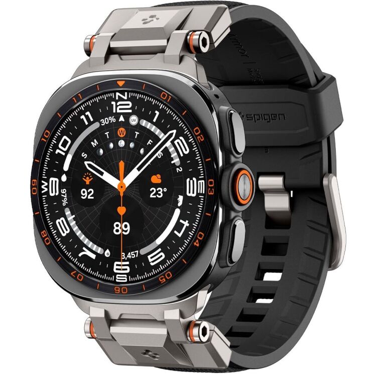Ремешок Spigen DuraPro Armor для Samsung Galaxy Watch Ultra 2 / Ultra / Ultra (2025) AMP11615 - Black (427010B) Ремешок Spigen DuraPro Armor для Samsung Galaxy Watch Ultra 2 / Ultra / Ultra (2025) AMP11615 - Black: фото 1 из 11