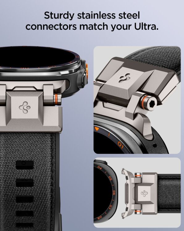 Ремешок Spigen DuraPro Armor для Samsung Galaxy Watch Ultra 2 / Ultra / Ultra (2025) AMP11615 - Black (427010B) Ремешок Spigen DuraPro Armor для Samsung Galaxy Watch Ultra 2 / Ultra / Ultra (2025) AMP11615 - Black: фото 9 из 11