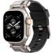 Ремешок Spigen (SGP) DuraPro Armor PU для Apple Watch 46 / 45 / 44 / SE 44 / 42 (Series 1-3) / Ultra / Ultra 2 - Black (345119B). Фото 1 из 17