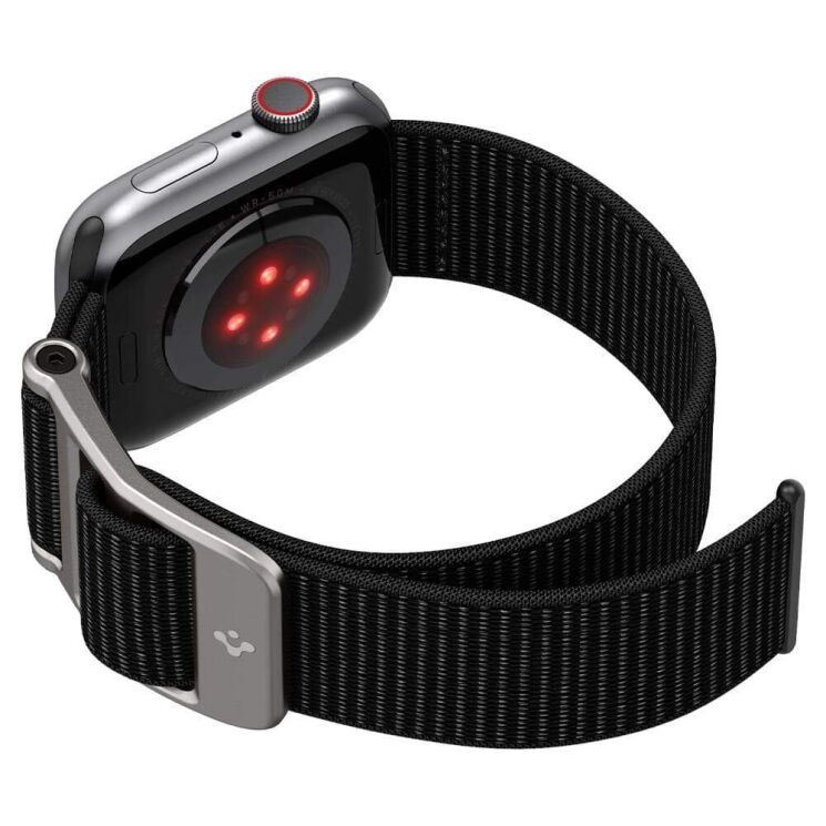 Ремешок Spigen (SGP) DuraPro Flex для Apple Watch 46 / 45 / 44 / SE 44 / 42 (Series 1-3) / Ultra / Ultra 2 - Black: фото 8 из 18