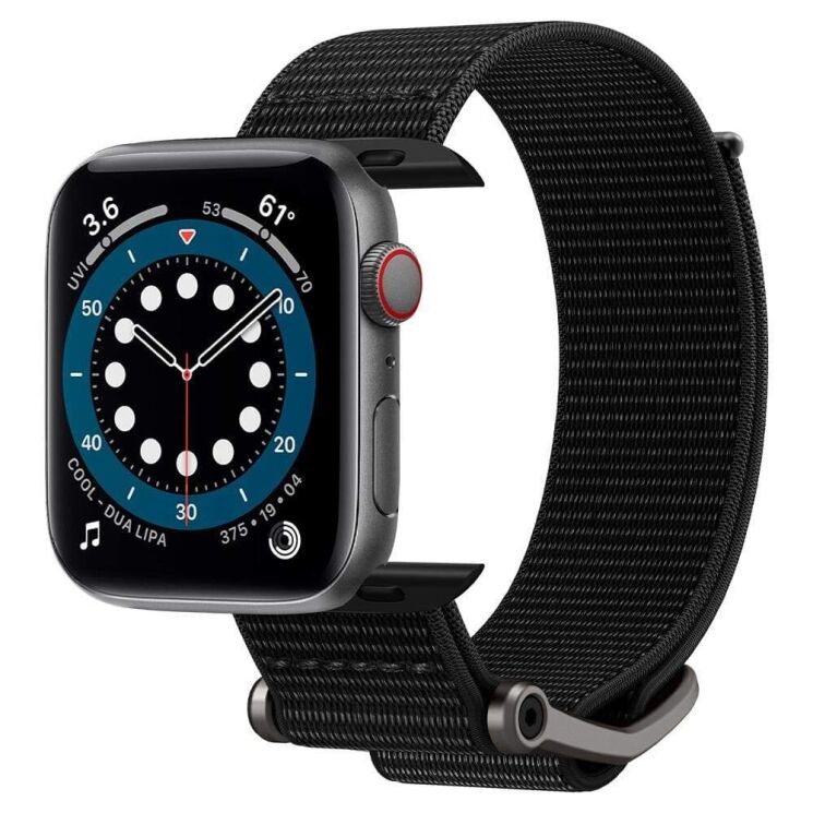 Ремешок Spigen (SGP) DuraPro Flex для Apple Watch 46 / 45 / 44 / SE 44 / 42 (Series 1-3) / Ultra / Ultra 2 - Black: фото 2 из 18