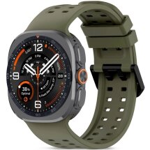 Ремінець Tech-Protect Silicone Air для Samsung Galaxy Watch Ultra 2 / Ultra / Ultra (2025) - Olive Green: фото 1 з 5