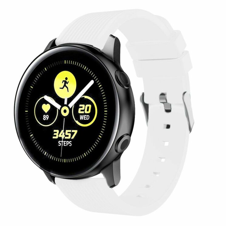 Ремінець UniCase Original Style для Samsung Watch Active / Active 2 40mm / Active 2 44mm - White: фото 1 з 5