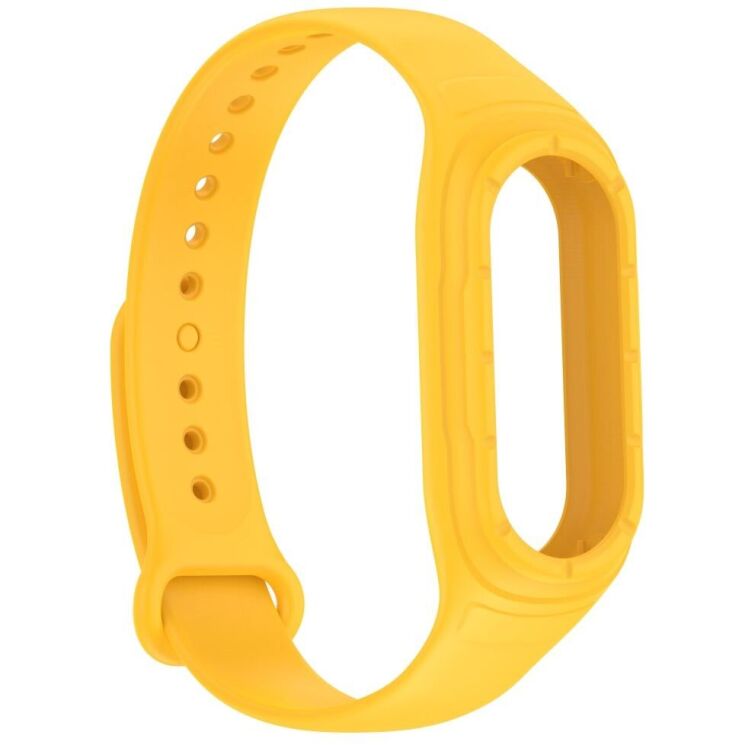 Ремешок UniCase Silicone Strap для Xiaomi Mi Smart Band 8 - Yellow: фото 3 из 6