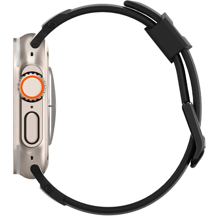 Ремешок Spigen (SGP) Rugged Ultra Band для Apple Watch 46 / 45 / 44 / SE 44 / 42 (Series 1-3) / Ultra / Ultra 2 - Matte Black: фото 8 из 15