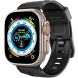 Ремешок Spigen (SGP) Rugged Ultra Band для Apple Watch 46 / 45 / 44 / SE 44 / 42 (Series 1-3) / Ultra / Ultra 2 - Matte Black (345113B). Фото 3 из 15