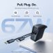Сетевое зарядное устройство Baseus EnerCore CJ21 Fast Charger 67W (Type-C) + кабель 2Type-C (E0121D00) - Black (995695B). Фото 6 из 12
