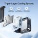 Сетевое зарядное устройство Baseus EnerCore CJ21 Fast Charger 67W (Type-C) + кабель 2Type-C (E0121D00) - Black (995695B). Фото 8 из 12