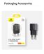 Сетевое зарядное устройство Baseus GaN5S 1C 20W (P10162503) - Black (346147B). Фото 13 из 13