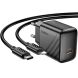 Сетевое зарядное устройство Hoco CS24A PD25W + кабель Type-C to Lightning - Black (960178B). Фото 5 из 9