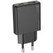Сетевое зарядное устройство Hoco N38 (20W) - Black (346130B). Фото 5 из 9