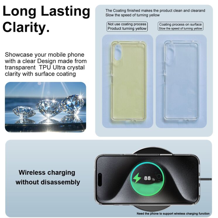 Силиконовый чехол IMAK UX-10 Series для Apple iPhone 17 Pro Max - Transparent: фото 6 из 7