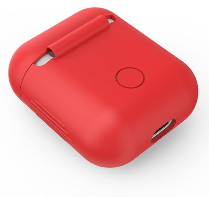 Силиконовый чехол LANKILIN Protective Case для Apple AirPods 1 / 2 - Red: фото 4 из 7