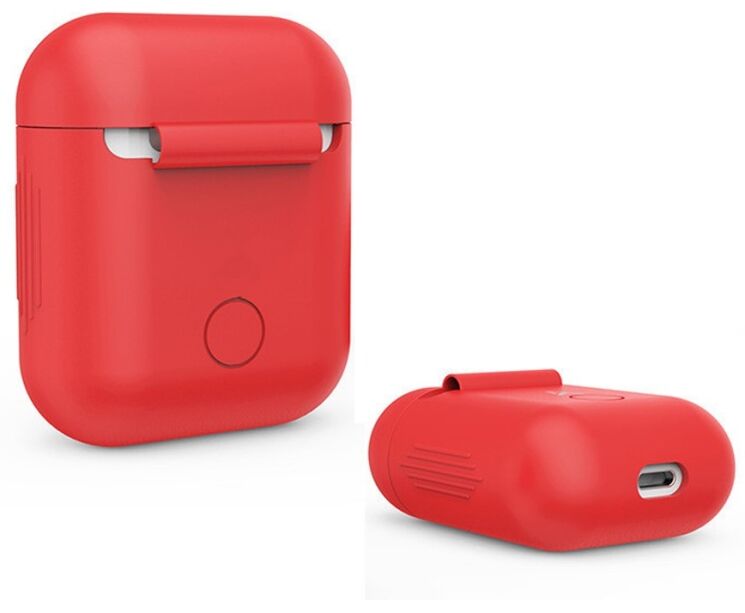 Силиконовый чехол LANKILIN Protective Case для Apple AirPods 1 / 2 - Red: фото 2 из 7