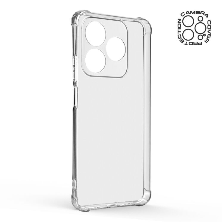 Силиконовый (TPU) чехол ArmorStandart Air Force для Realme C63 - Clear: фото 2 из 6