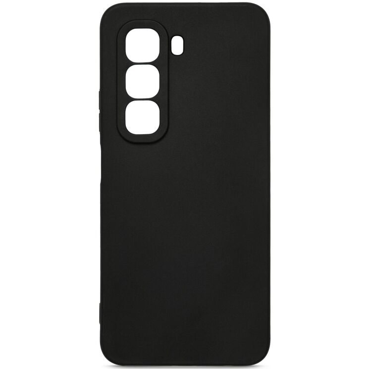 Силиконовый (TPU) чехол ArmorStandart Matte Slim Fit для Infinix Hot 50 Pro - Black: фото 1 из 5