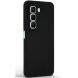 Силиконовый (TPU) чехол ArmorStandart Matte Slim Fit для Infinix Hot 50 Pro - Black (368921B). Фото 2 из 5