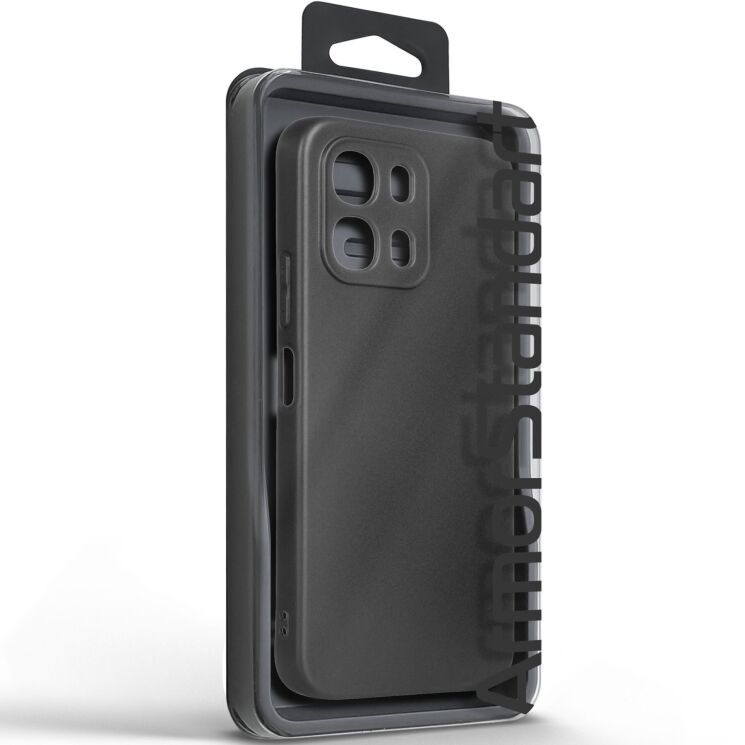 Силіконовий (TPU) чохол ArmorStandart Matte Slim Fit для OPPO A6s - Black: фото 3 з 5