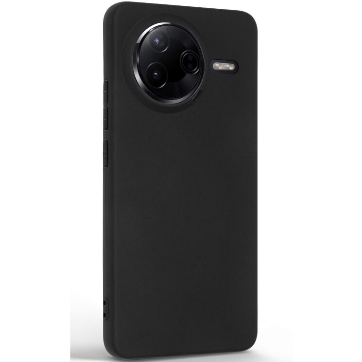 Силиконовый (TPU) чехол ArmorStandart Matte Slim Fit для Xiaomi Poco F7 Pro - Black: фото 2 из 5