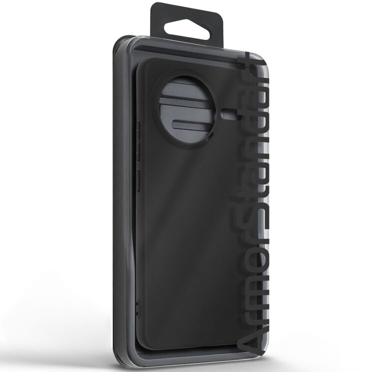 Силиконовый (TPU) чехол ArmorStandart Matte Slim Fit для Xiaomi Poco F7 Pro - Black: фото 3 из 5