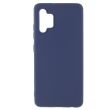Силиконовый (TPU) чехол Deexe Matte Case для Samsung Galaxy A32 (А325) - Dark Blue (273067DB)