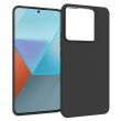 Силиконовый (TPU) чехол Deexe Matte Case для Xiaomi Redmi Note 13 Pro 5G / Poco X6 - Black (345702B)