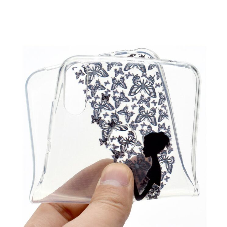 Силіконовий (TPU) чохол Deexe Pretty Glossy для ASUS Zenfone 5 (ZE620KL) - Butterfly Girl: фото 5 з 6