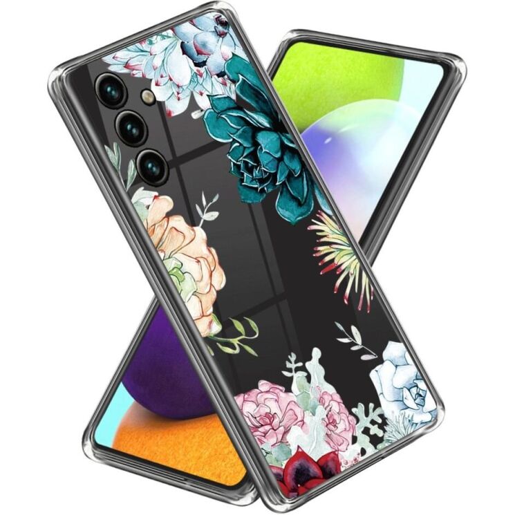 Силіконовий (TPU) чохол Deexe Pretty Glossy для Samsung Galaxy A15 (A155) - Succulent Plant: фото 1 з 3