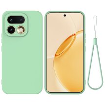 Силиконовый (TPU) чехол Deexe Silicone Case для Realme 16 Pro - Green: фото 1 из 9