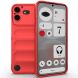 Силіконовий (TPU) чохол Deexe Terra Case для Nothing Phone (4b) - Red (218405R). Фото 1 з 6