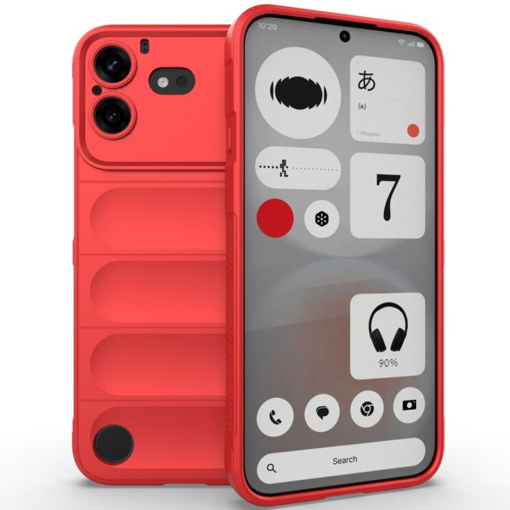 Силіконовий (TPU) чохол Deexe Terra Case для Nothing Phone (4b) - Red: фото 1 з 6