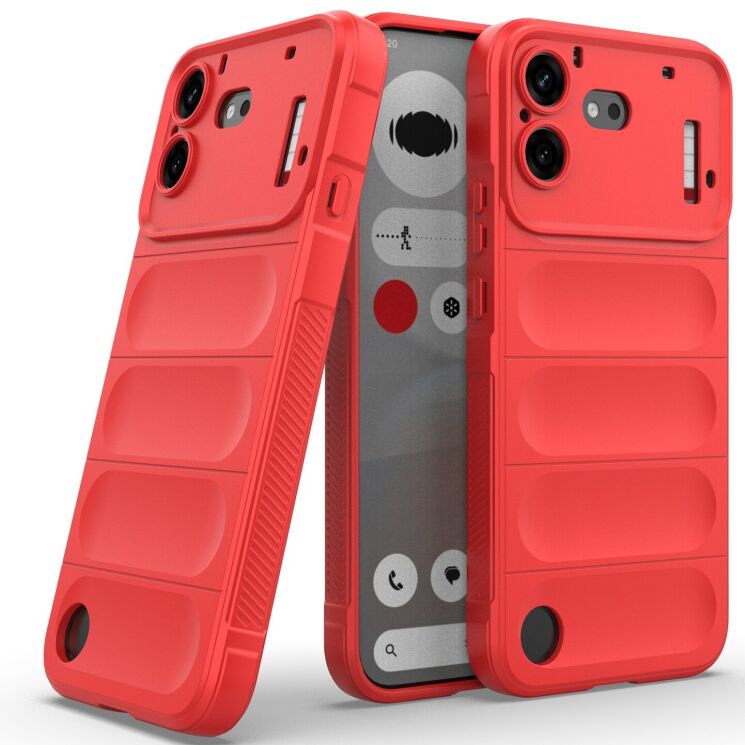 Силіконовий (TPU) чохол Deexe Terra Case для Nothing Phone (4b) - Red: фото 2 з 6