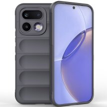 Силиконовый (TPU) чехол Deexe Terra Case для Realme 16 Pro - Dark Grey: фото 1 из 5