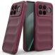 Силиконовый (TPU) чехол Deexe Terra Case для Xiaomi Poco F8 Ultra - Wine Red (403428WR). Фото 2 из 6