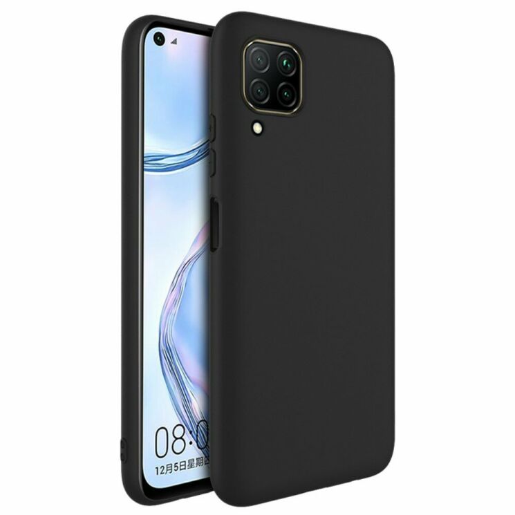 Силиконовый (TPU) чехол IMAK UC-1 Series для Huawei P40 Lite - Black: фото 1 из 9