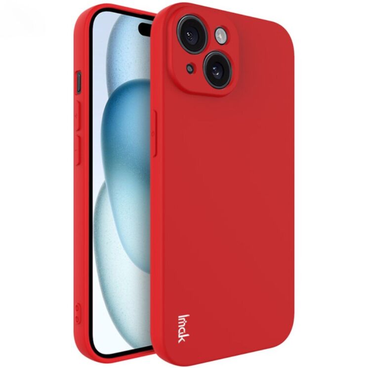 Силиконовый (TPU) чехол IMAK UC-4 Series для Apple iPhone 15 - Red: фото 1 из 9