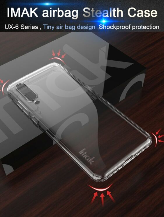 Силиконовый (TPU) чехол IMAK UX-6 Series для Xiaomi Mi 9 - Transparent: фото 7 из 15