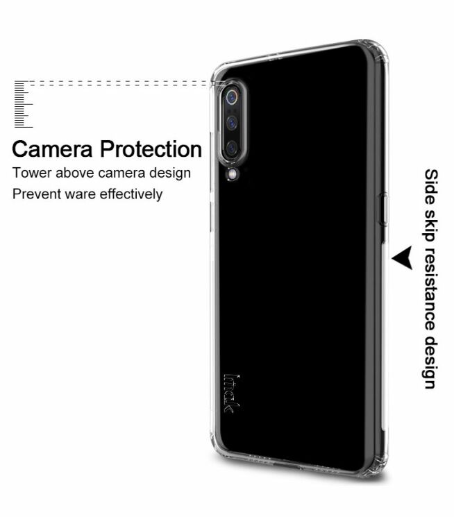 Силиконовый (TPU) чехол IMAK UX-6 Series для Xiaomi Mi 9 - Transparent: фото 12 из 15