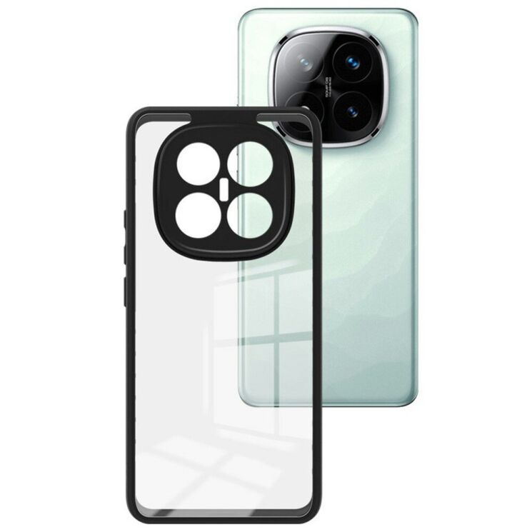 Силиконовый (TPU) чехол IMAK UX-9A Series для Xiaomi Redmi Note 14 Pro Plus - Black: фото 2 из 8