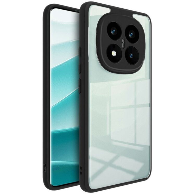 Силиконовый (TPU) чехол IMAK UX-9A Series для Xiaomi Redmi Note 14 Pro Plus - Black: фото 1 из 8