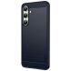 Силиконовый (TPU) чехол MOFI Carbon Fiber для Samsung Galaxy S24 FE (S721) - Blue (367528L). Фото 2 из 10