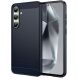 Силиконовый (TPU) чехол MOFI Carbon Fiber для Samsung Galaxy S24 FE (S721) - Blue (367528L). Фото 1 из 10