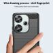 Силіконовий (TPU) чохол MOFI Carbon Fiber для Xiaomi Poco F6 - Black (355048B). Фото 7 з 9