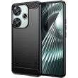 Силіконовий (TPU) чохол MOFI Carbon Fiber для Xiaomi Poco F6 - Black (355048B)