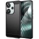 Силіконовий (TPU) чохол MOFI Carbon Fiber для Xiaomi Poco F6 - Black (355048B). Фото 1 з 9