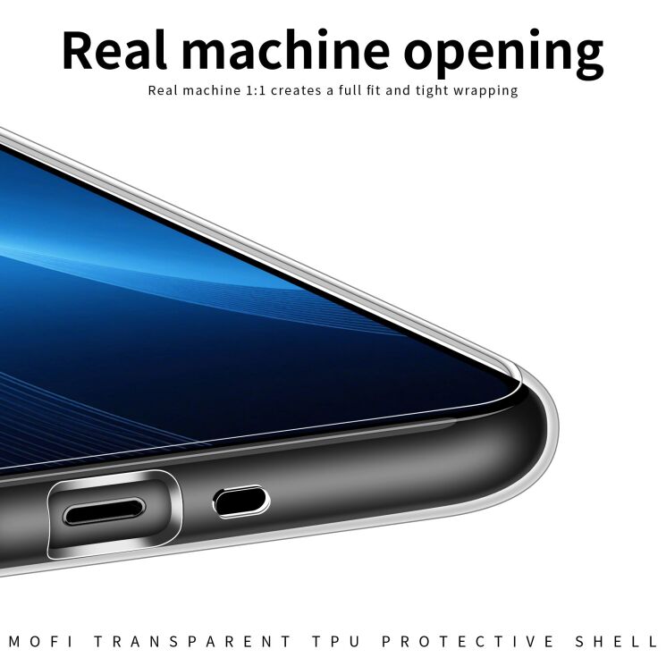 Силіконовий (TPU) чохол MOFI Thin Guard для Apple iPhone 17 Air - Transparent: фото 7 з 10